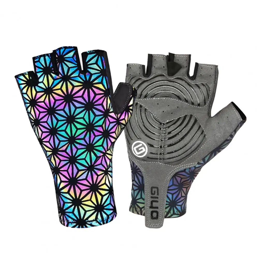 

Anti-skidding Accessory Fingerless Road Bike Gloves Gel Padded for Outdoor
