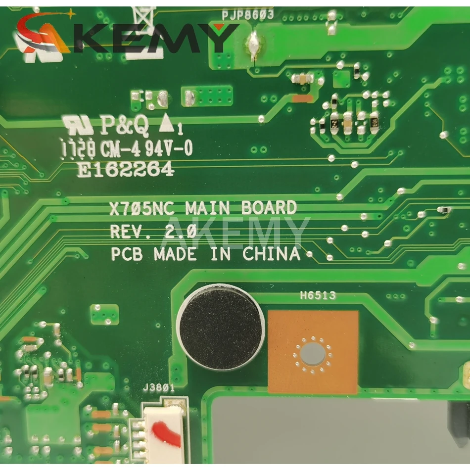 X705NC материнская плата для ноутбука ASUS Vivobook X705N оригинальная N4200 CPU GT810M-2GB GPU Работа