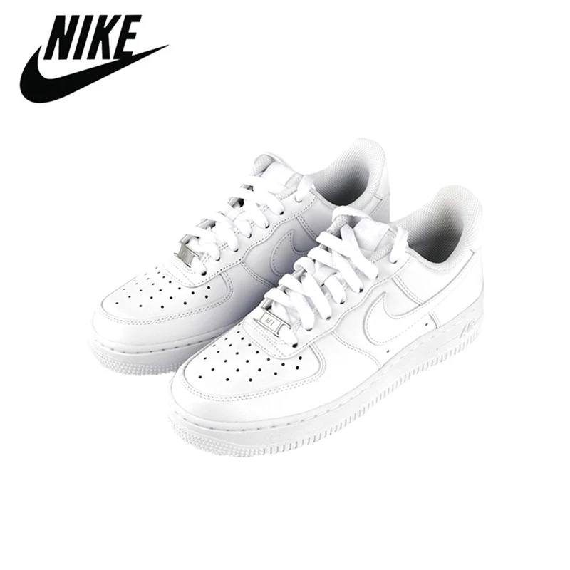 

On Sale Original Zapatillas air force 1 shadow Leather Men High Flat Skateboard Shoes Triple white black Sports Sneakers women