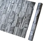 Ретро кирпич камень обои 3D обои домашний Декор ПВХ самоклеющиеся настенные наклейки для стен гостиной спальни