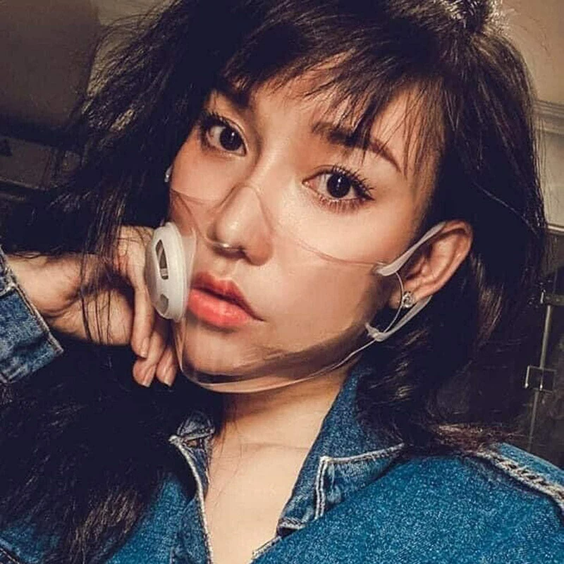 Защитный козырек для лица прозрачный с клапаном | Дом и сад