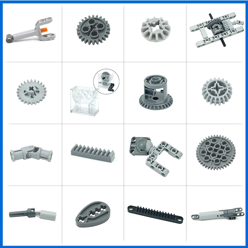 Конструктор детский технический червячная стойка классические аксессуары