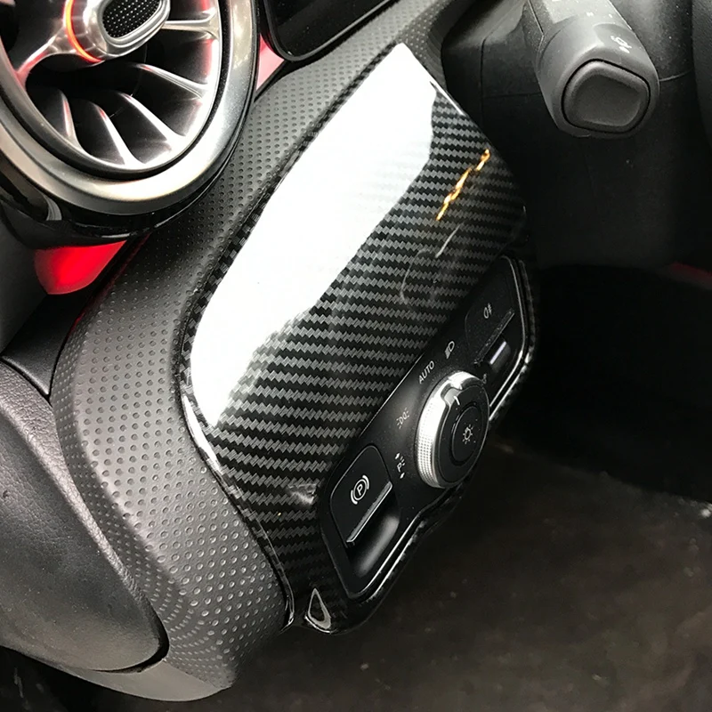 Автомобильный светильник панель управления накладка наклейка для Mercedes Benz a Class W177