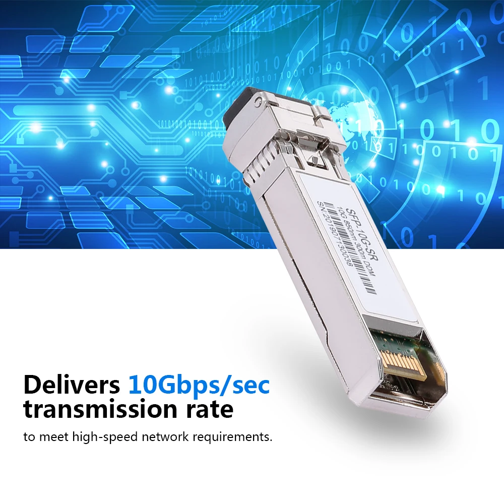 SFP 10G LR 10 ГБ/сек. 1310nm км DDM гигабитный одномодовый волоконно оптический