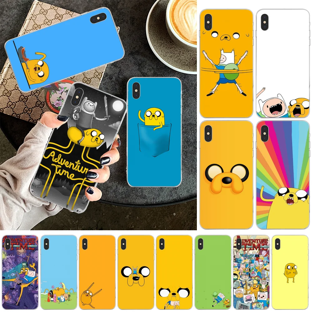 

Reayou adventure time Beemo BMO Jake Black Soft Shell Phone Case Capa for iPhone 11 pro XS MAX 8 7 6 6S Plus X 5 5S SE XR cover