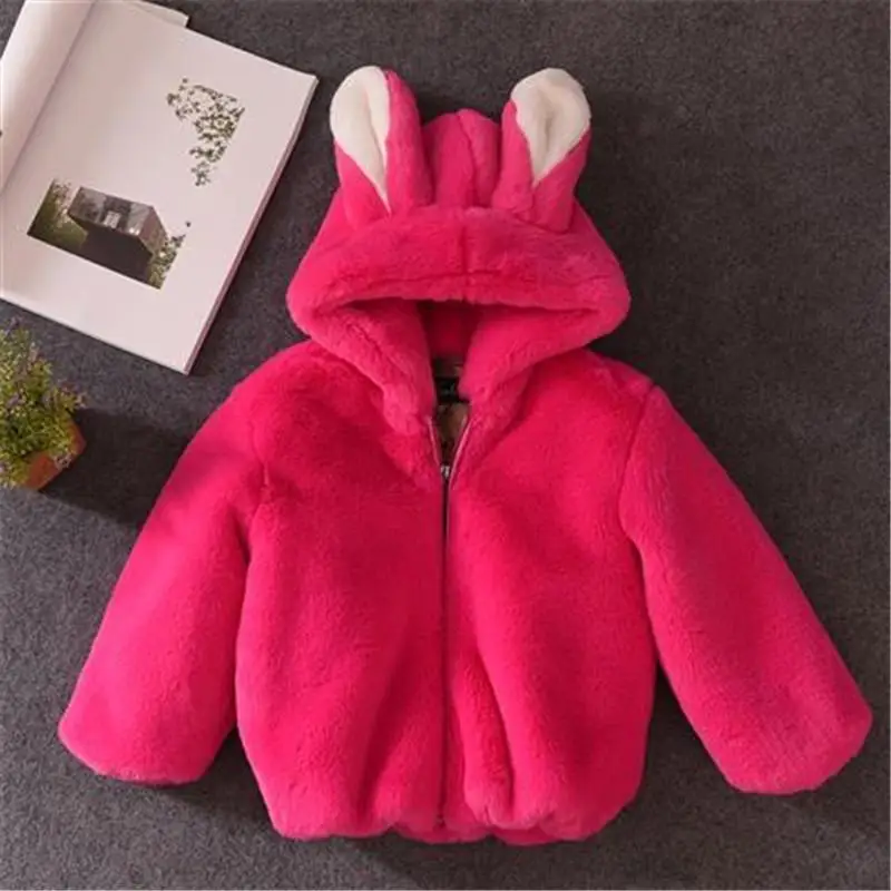 Новинка 2019 модное зимнее пальто из искусственного меха для девочек детская