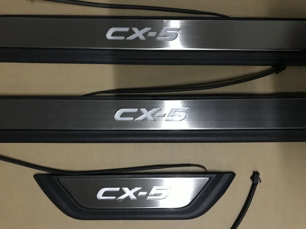 Автомобильный Стайлинг светодиодный для Mazda CX-5 Cx5 2017 2018 2019 подоконная Накладка