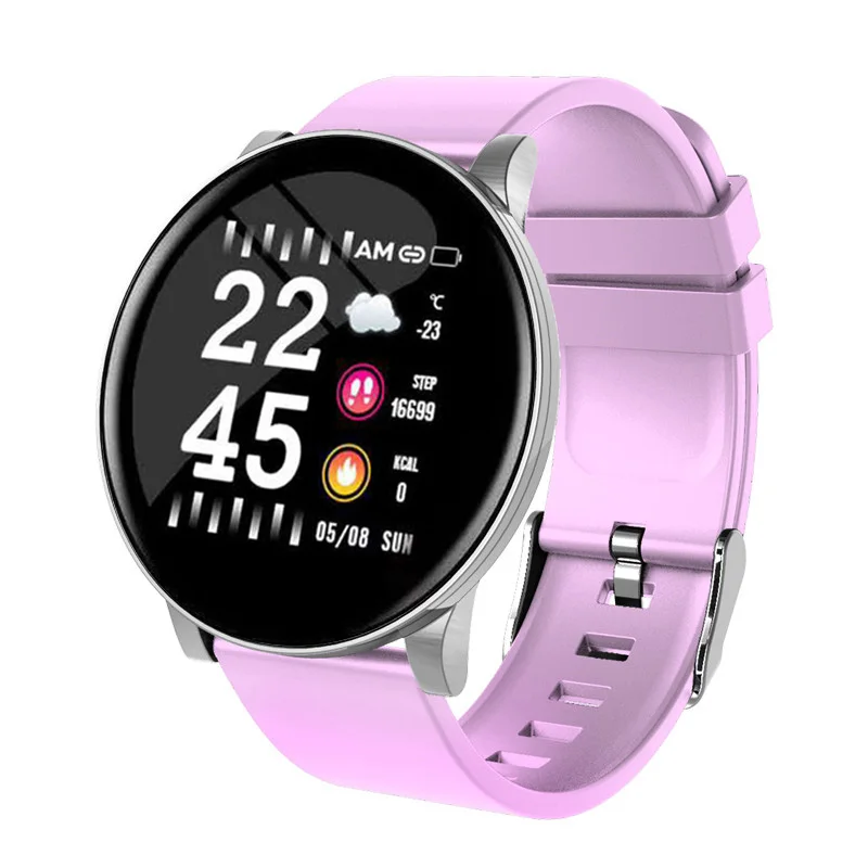 Pink Silicone XPOKO S9 водонепроницаемые Смарт-часы для iOS Android Bluetooth спортивные умные часы для мужчин и женщин часы монитор сердечного ритма кровяное давление - Цвет: Pink Silicone
