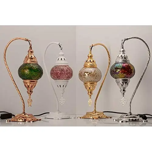 Турецкая лампа LaModaHome трава под заказ Тиффани 2021 мозаика витражное стекло бохо