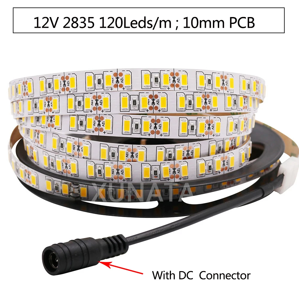 DC12V SMD 5630 Светодиодная лента 300 светодиодный s 1200 Гибкая светодиодсветильник IP65