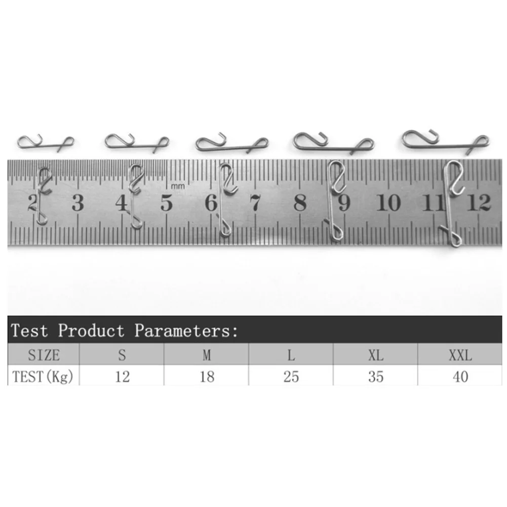 100 шт. Рыболовные Оснастки Поворотный Зажимы Нержавеющая сталь поворачивается