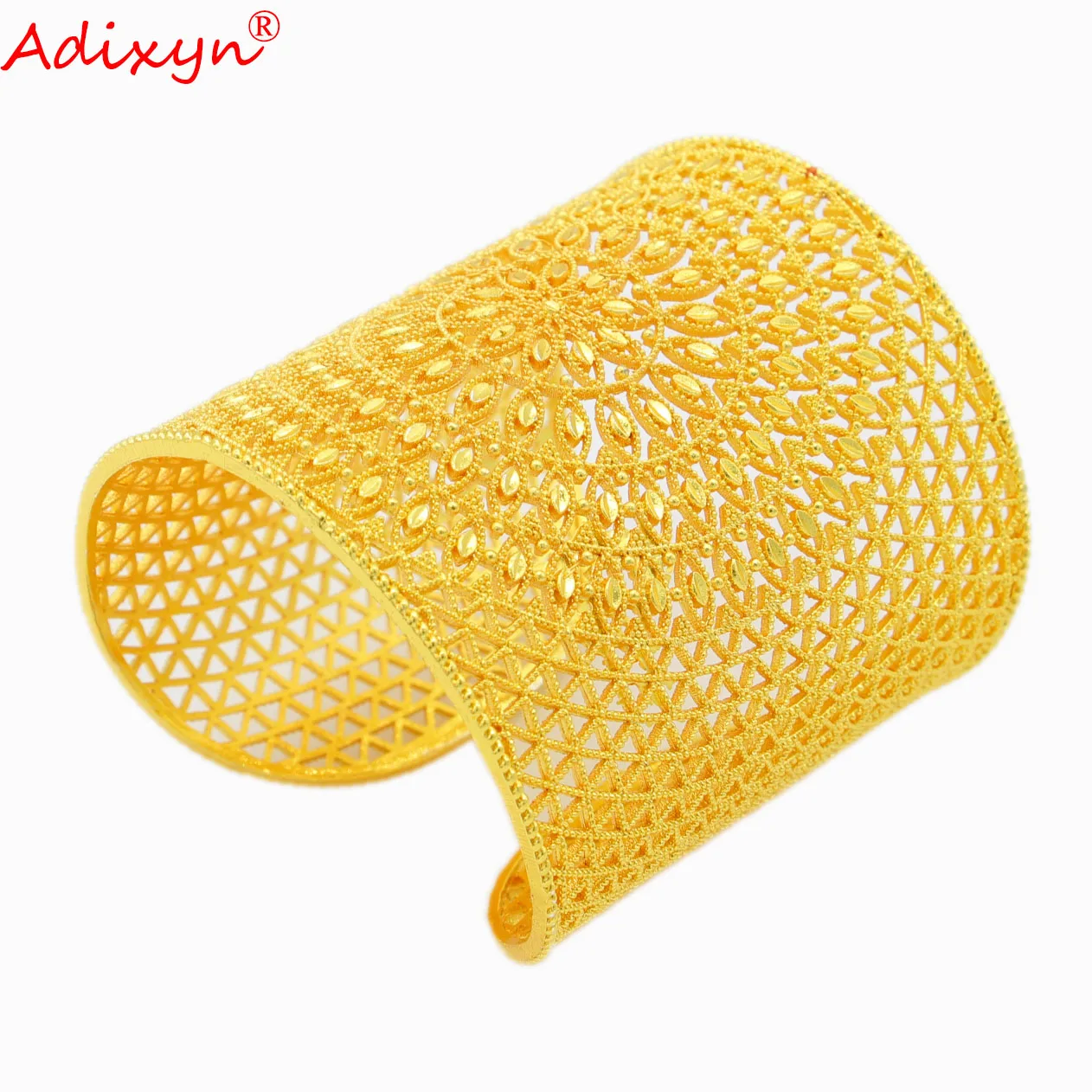 Adixyn модный Bnagle для женщин ювелирные изделия с покрытыем цвета чистого 24