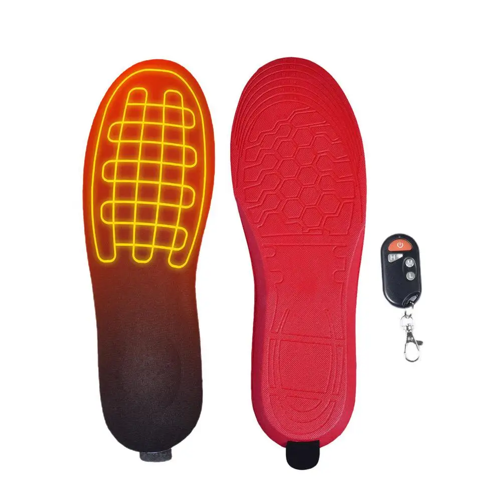 

1 Pair Wireless Foot Warmer USB Rechargeable Heating Insoles For Winter