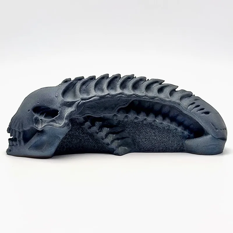 Силиконовая форма с 3d-изображением инопланетянина монстра черепа подходит для