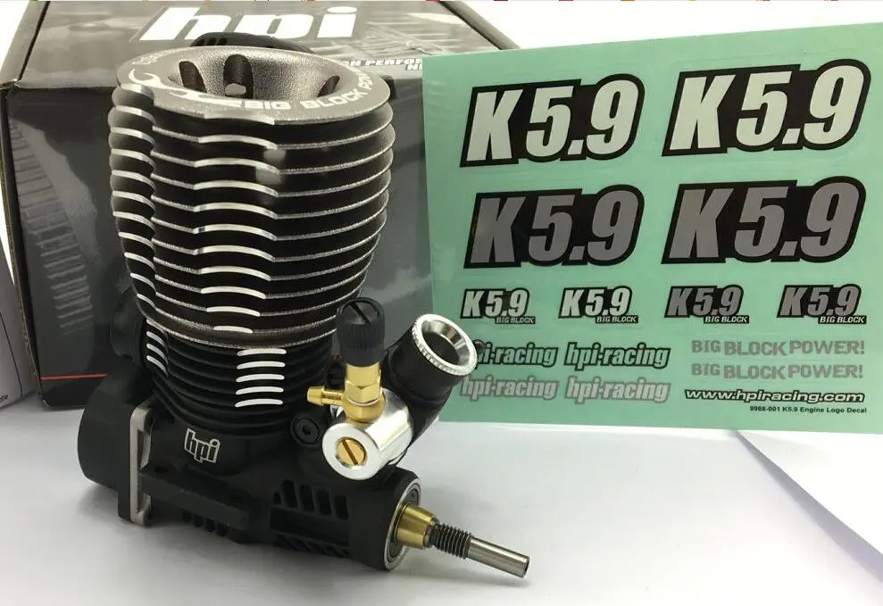 1/8 HPI RACING K5.9 Большой блок Nitro Engine SAVAGE XL 15250 36 куб. Дюйма (куб. См) без наклейки в