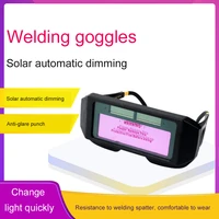 auto darkening welding goggles solar automatic dimming anti slag splash anti glare welding glasses helmet protective glasses