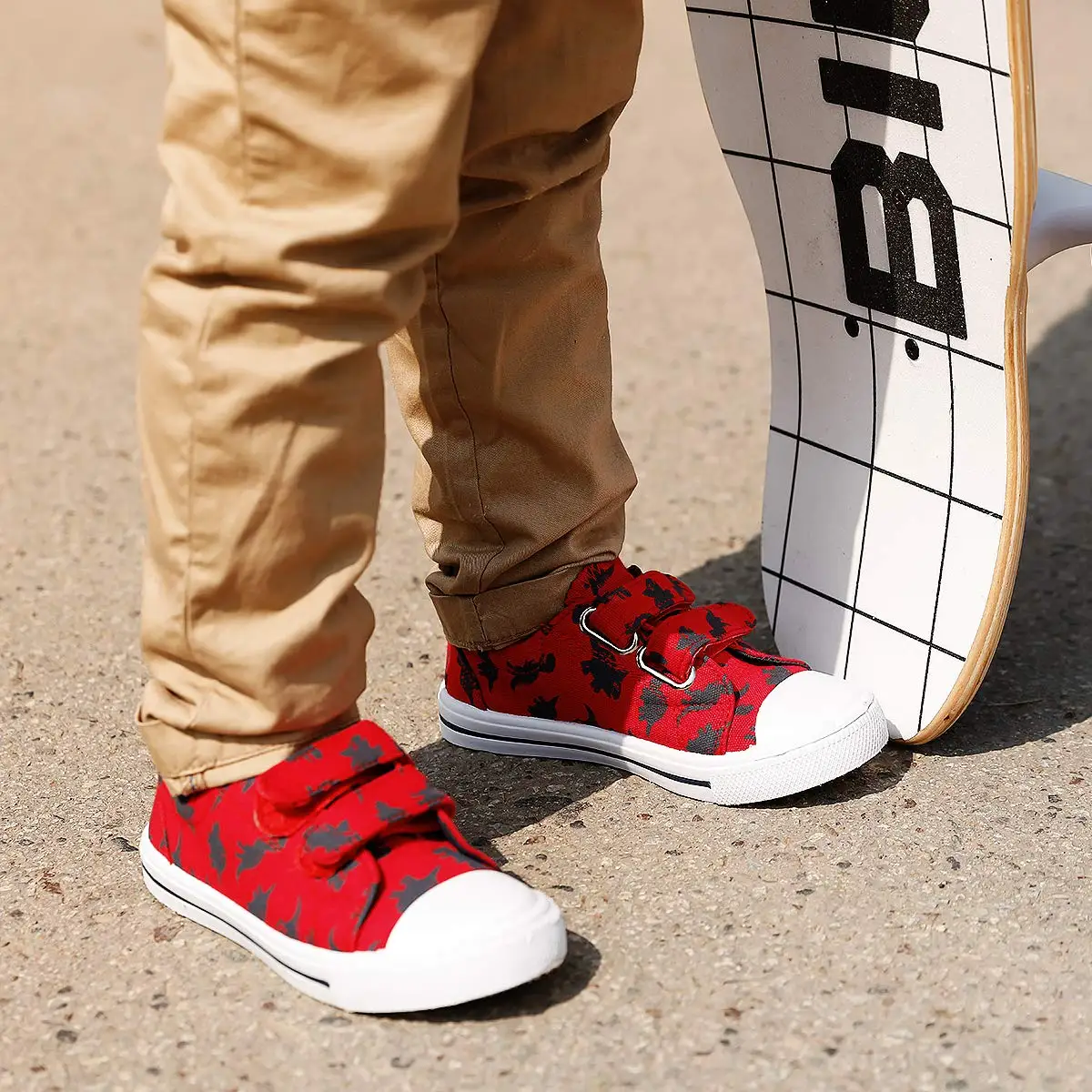 Кроссовки для мальчиков и девочек с двойным крючком петлей | Детская одежда обувь