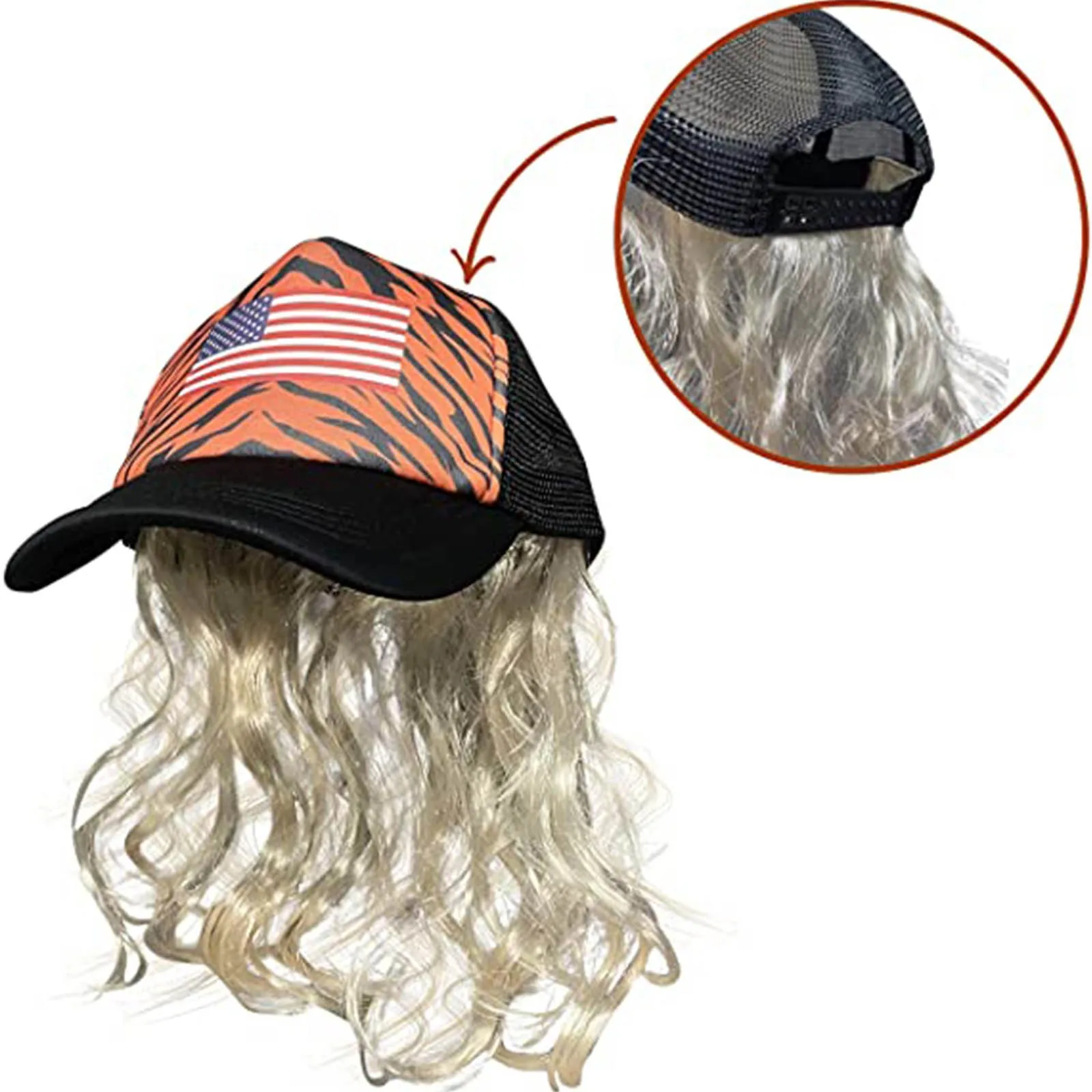 Набор для костюма тигровый король экзотический Косплей Джо парик блонд с шляпой