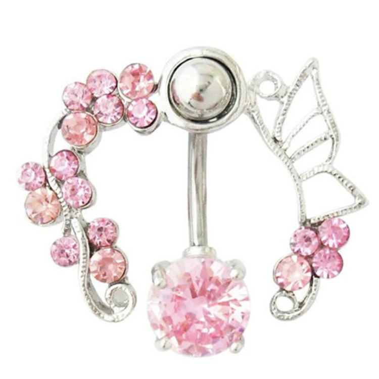 Полые пупка кольца сексуальное тело стержни для пирсинга Новое поступление