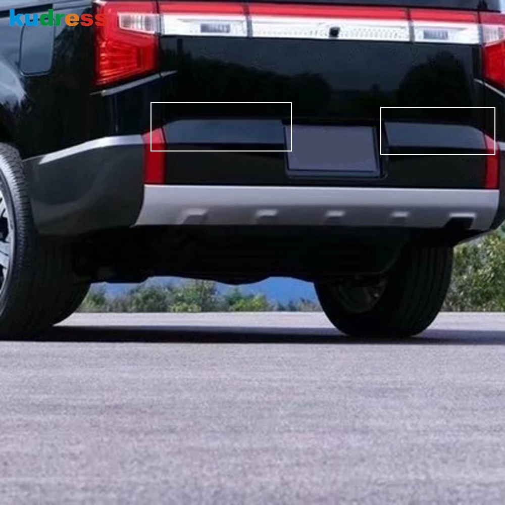 Для Mitsubishi Delica 2020 2021 хром задний отделка крышки багажника МОЛДИНГ ПОЛОСА стикер