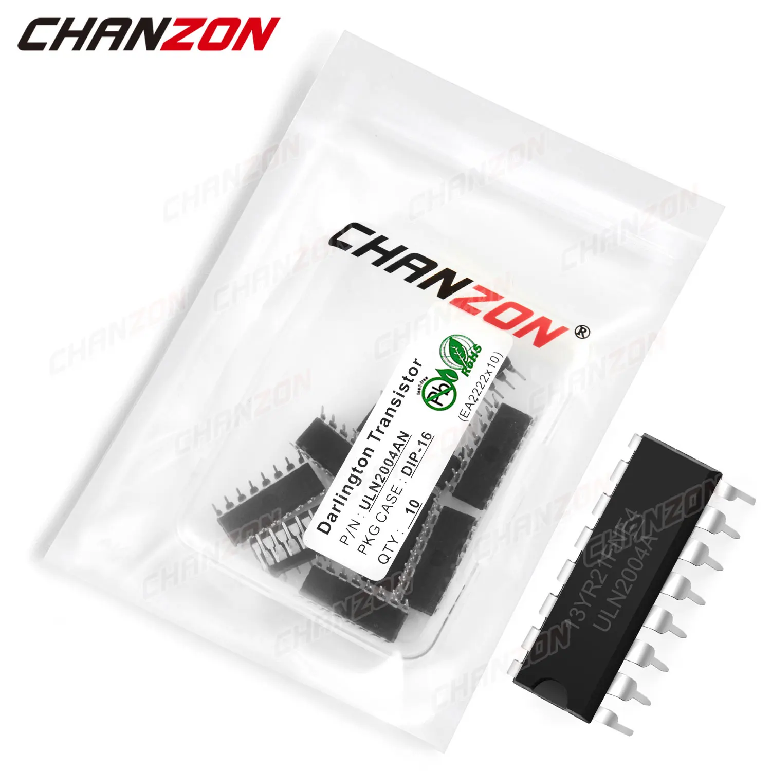 

10Pcs ULN2004AN DIP-16 Darlington Transistor Bipolar Junction BJT Triode Tube Fets DIP ULN2004 500mA 50V Integrated Circuits