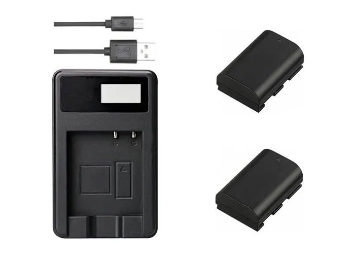 LP E6 LPE6 E6N LPE6N аккумулятор + зарядное устройство USB для EOS 5D Mark IV II III 5DS R 7D 60D XC10.|lp-e6n