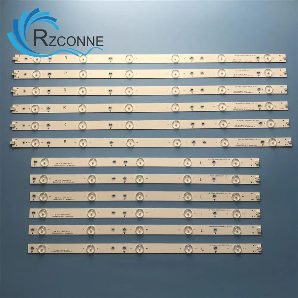 Светодиодный полосы для Sharp 50 &quotТВ LC 50LB370U 50LB371U 50LB261U 50LE460X 50LE450M 50LE570X|Промышленные