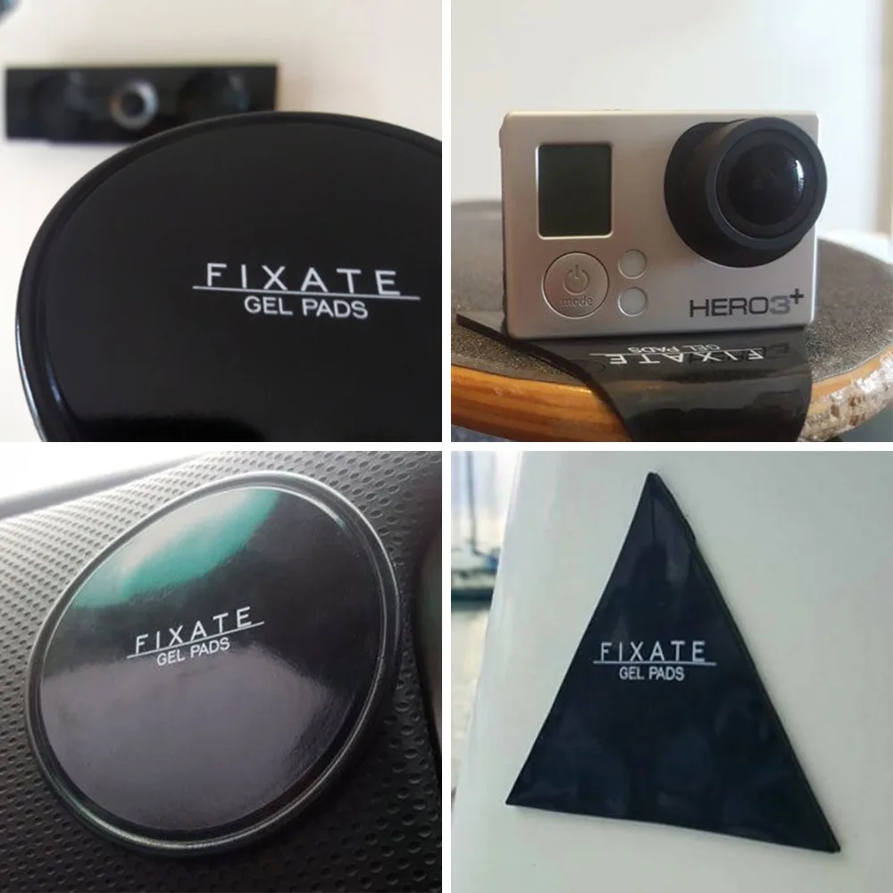 

Creative Fixate Gel Pads Strong Stick Glue Anywhere Wall Sticker Reuseable Portable Home Fixed wall paper self adhesive