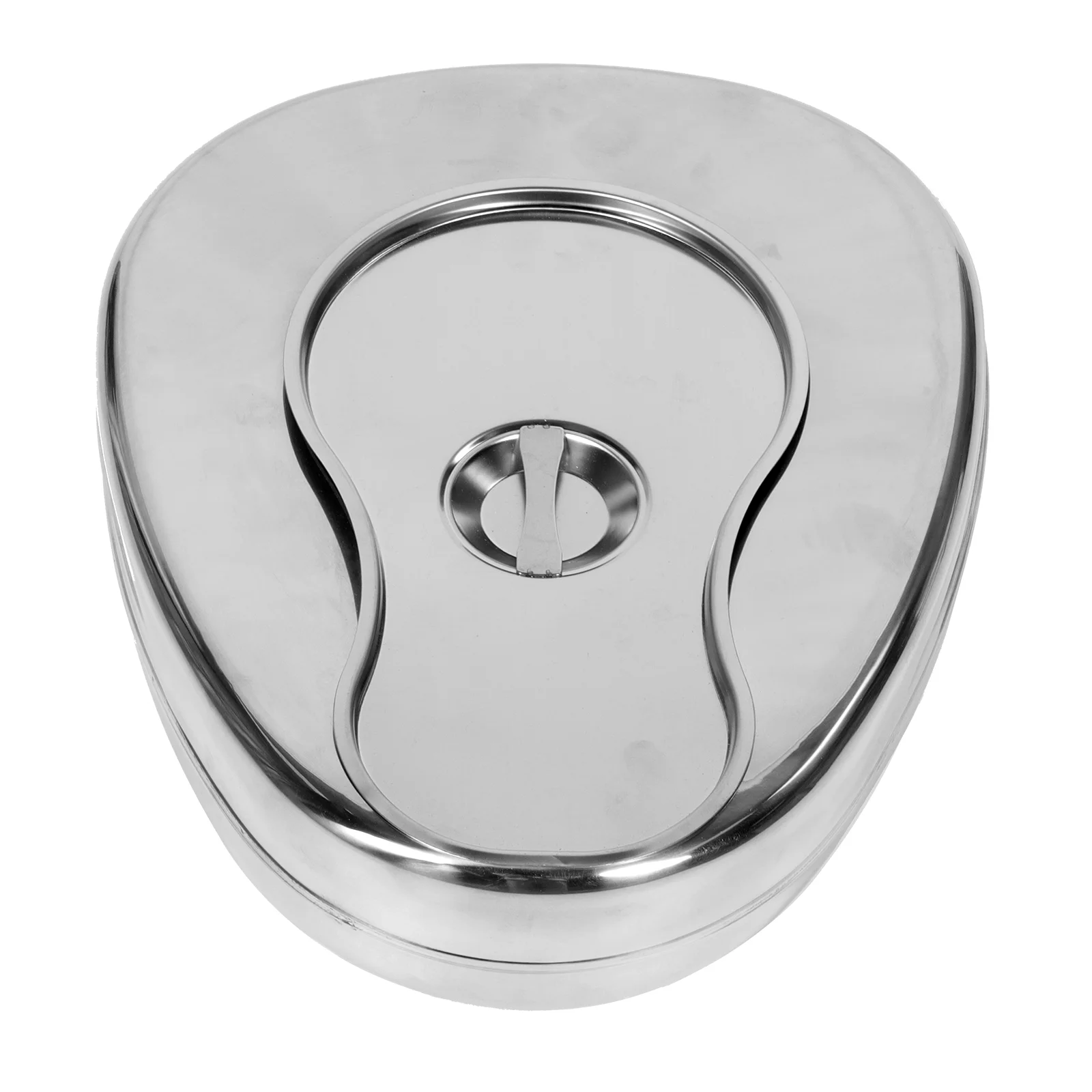 

1pc Practical Horizontal Bedpan Durable Urinal Pregnant Bedpan with Lid