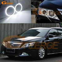 for toyota camry 50 v50 xv50 pre facelift 2011 2012 2013 ultra bright smd led angel eyes halo rings kit day light car styling