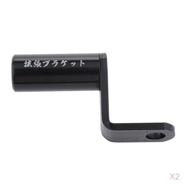 

2 шт. Универсальный Автомобильный мотоциклетный вольтметр для зеркала заднего вида портативный расширительный Кронштейн-черный