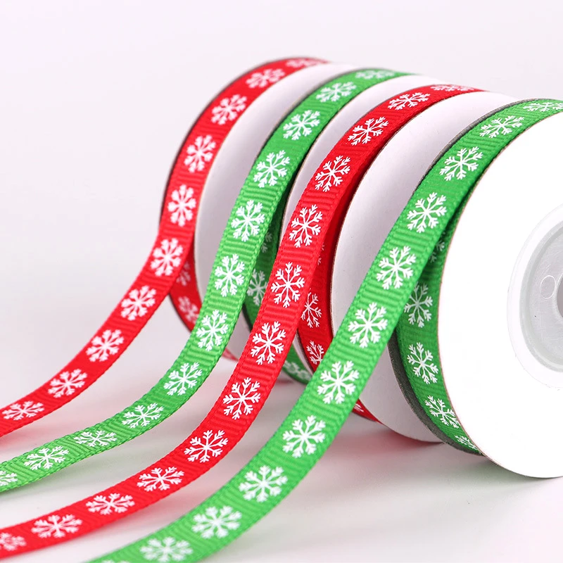 1 рулон новогодняя лента 9 м * см|Носки и держатели для подарков| |