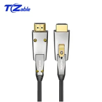 fiber optic hdmi cable micro to hdmi cable 2 0 4k 60hz 3d 2 in 1 optical fiber cables for splitter switch tv computer 2m 150m