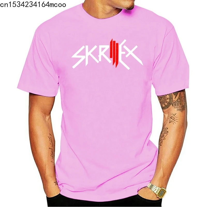 Новая Черная футболка с логотипом SKRILLEX от первого до последней собаки|Мужские