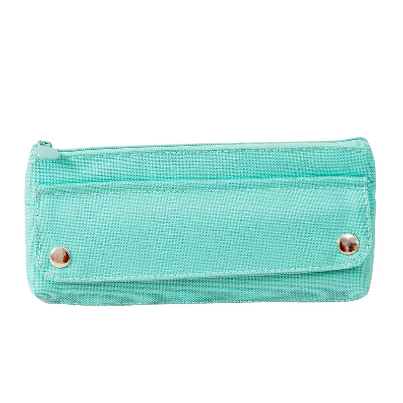 

Candy colors Kawaii pencil case School Stationery bag Large capacity Pencil cases for girls pen case canvas student pen bag cute
