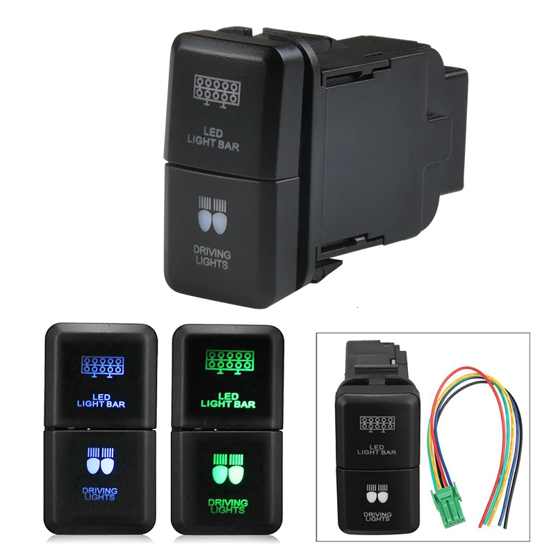 ESPEEDER автомобильный двойной точечный выключатель 12 В рабочий противотуманный