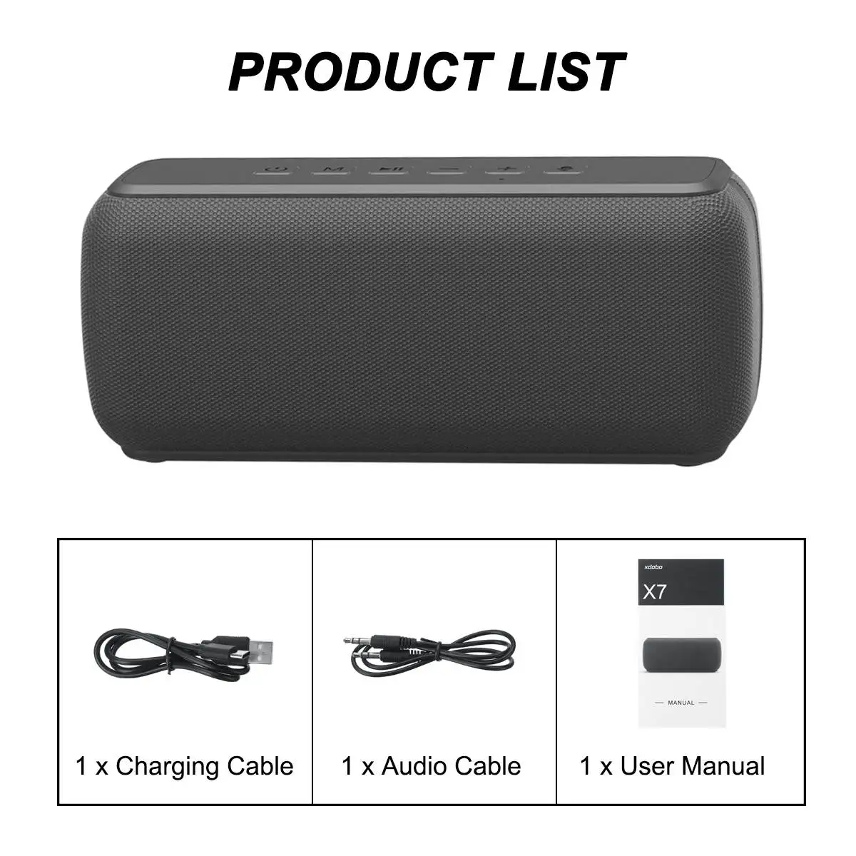50 Вт bluetooth Колонка звуковая колонка портативная 5 0 TWS дизайн IPX5 Водонепроницаемый