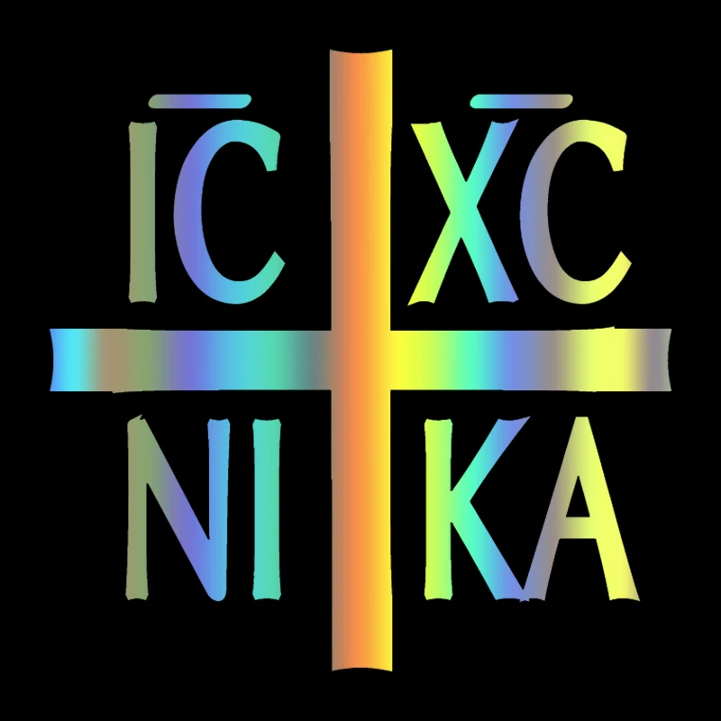 

CK3328# наклейки на авто Ic XC Nika православный символ водонепроницаемые отражающий наклейки на машину наклейка для авто автонаклейка стикер этикеты винила наклейки стайлинга автомобилей на заднее стекло автомобиля