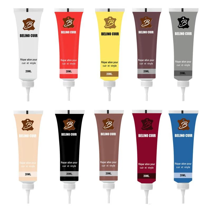 

10 Colors Leather Repair Gel Color Repair Home Car Seat Leather Complementary Repair Refurbishing Cream Paste Leather Cleaner