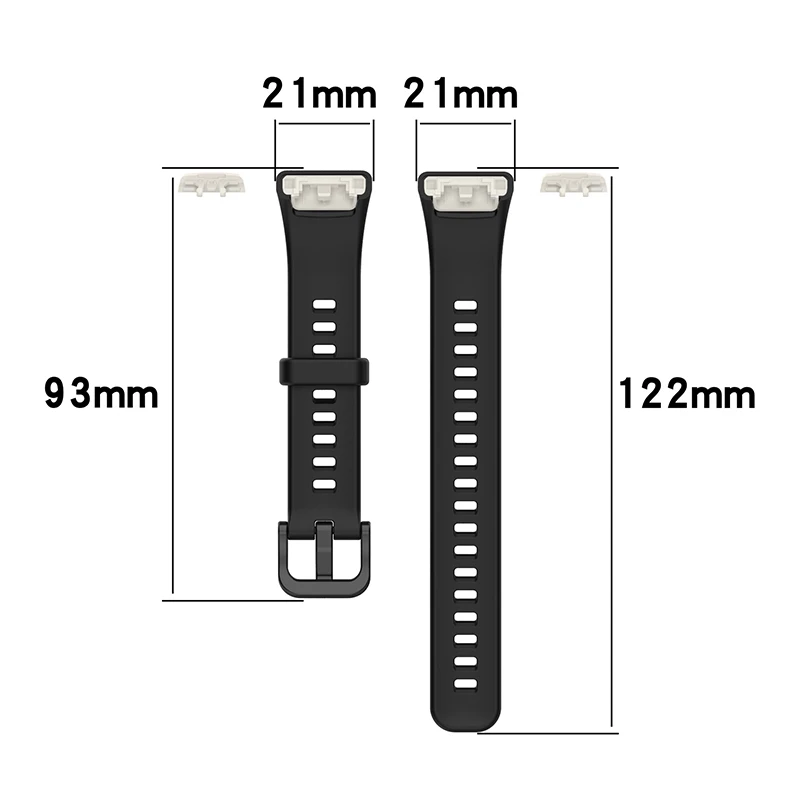 Classic Silicone Bracelet For  Huawei Honor band 6 Straps Sports smart watch Wristband For Honor band 4/5 Watchband Accessory
