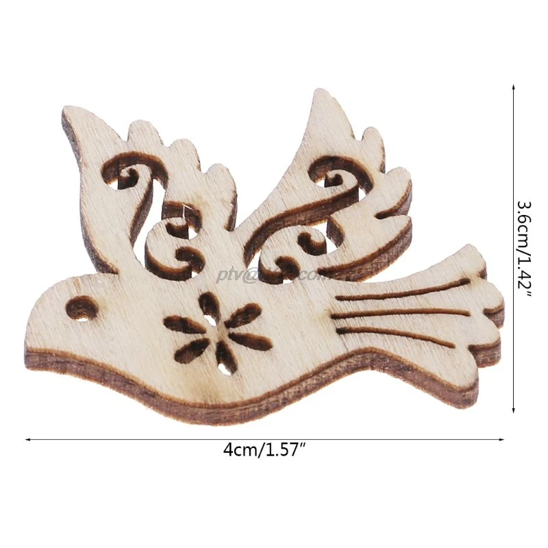 50 шт. деревянные украшения для голубей|Поделки из дерева| |