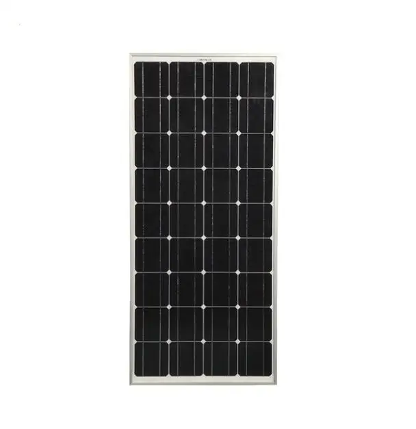 

Solar Panel 100w 18V 12V 24V Light weight Glass Temper Solar Panel Mono crystalline cells solar battery charger