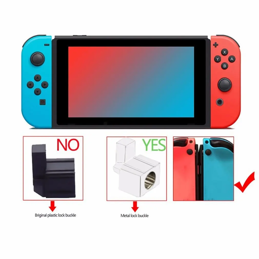 Оригинальная металлическая застежка для Nintendo Switch NS NX Joy-con запасные части ремонта