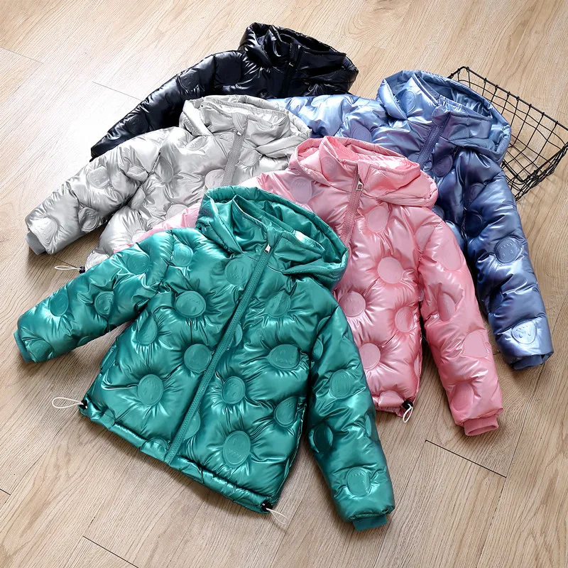 

Children Winter Coat Water Proof Children Down Jacket Bright Child Winter Coat Girls Winter Outerwear Boys Winter Coat