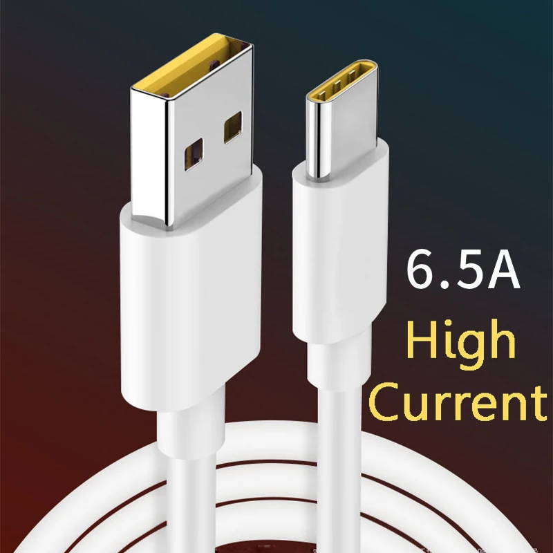 Кабель EQCG 6 5a USB C для OPPO Reno 5 Pro + Find X2 65 Вт Super VOOC 2 0 зарядка Reno4 Ace Realme быстрая Type