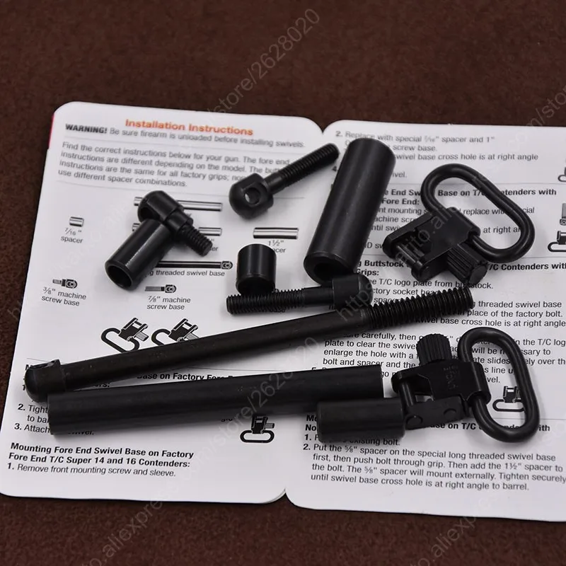 Стальной слинг Qd Вертлюги Спарта винтовка дробовики все адаптер | Спорт и