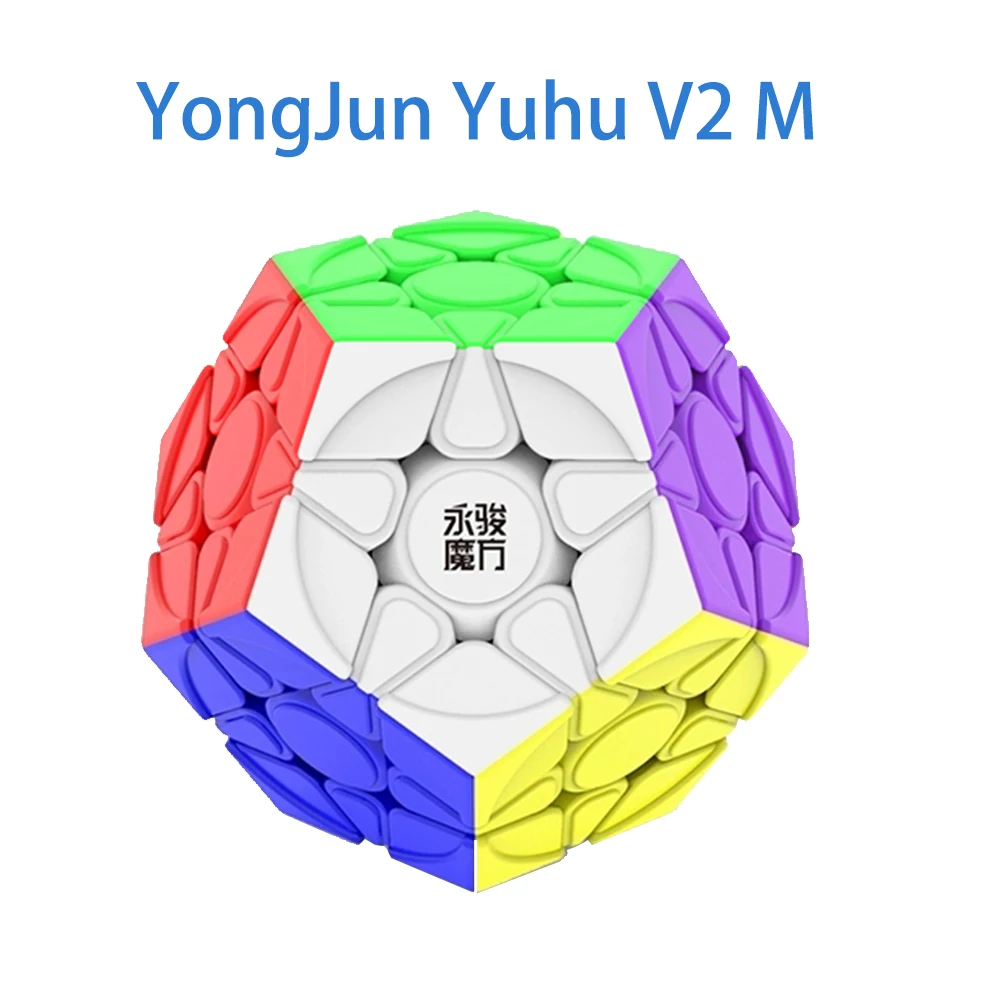 Yongjun Yuhu v2 M Магнитный Megaminxed Magent Mega Cube 3x3 магический скоростной куб 3x3x3 без наклеек YJ