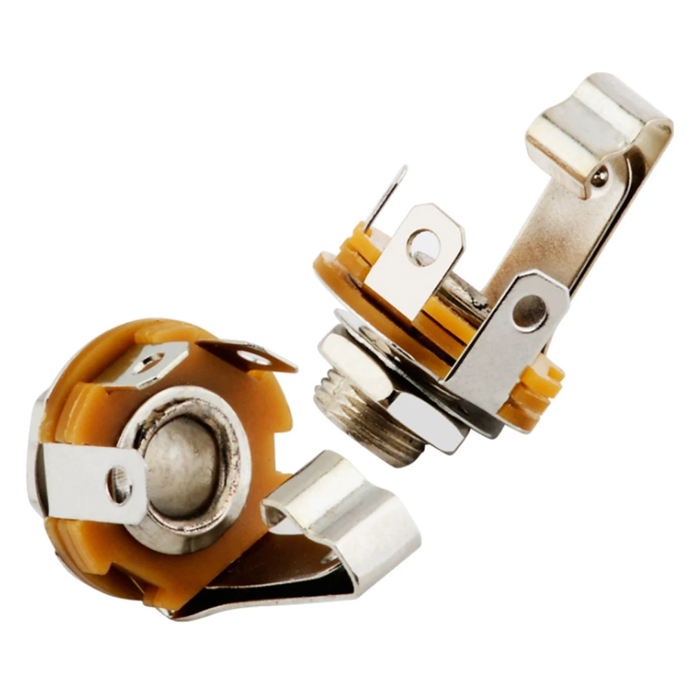 jack buchse für elektrische gitarre 10 stücke 635mm 14 zoll löten mono ts panel chassis montieren audio buchse vernickelt free global