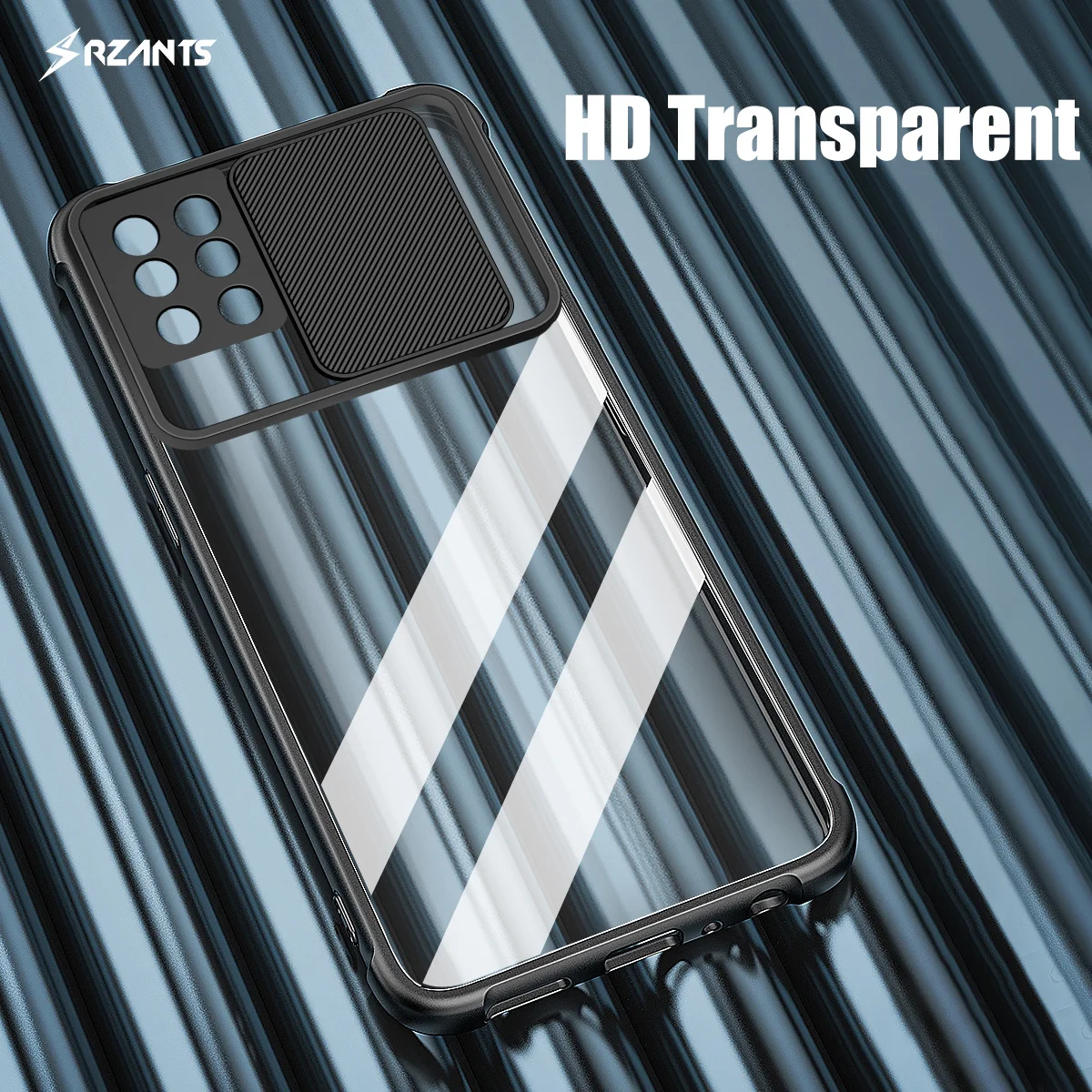 

Rzants For Tecno Pova Case [Lens Protection] Slim Crystal Clear Cover Double Soft Casing