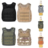 molle non slip beer bottle vest special gifts for friends on holidays canned beer mini vest for personalized bar decoration